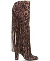 Jessica Simpson Women's Asire Knee-High Fringe Boots