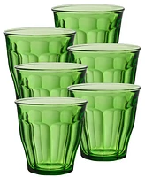 Duralex Picardie Green Picardie 10 3/8 Oz. - Set Of 6