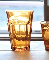 Duralex Picardie Amber Tumbler Highball - 12 1/8 Oz. - Set Of 6