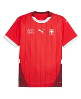 Puma Men's Red Switzerland National Team 2024 Home Replica Jersey