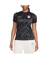 Nike Women's Black Uswnt 2024 Goalkeeper Replica Stadium Jersey