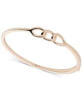 Lauren Ralph Lauren Gold-Tone Triple Link Bangle Bracelet