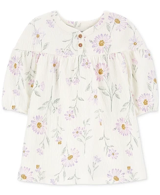 Carter's Baby Girls Floral-Print Gauze Dress