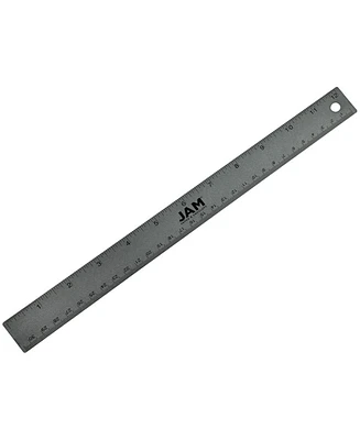 Jam Paper Strong Aluminum Ruler - 12