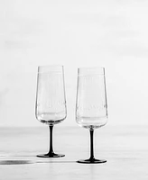 Zwiesel Glas Handmade Glamorous Champagne Flute 10.7oz - Set of 2