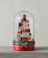 Holiday Lane Royal Holiday Stacked Gifts Snow Globe, Created for Macy's