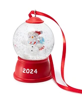 Holiday Lane Christmas Cheer Snowman Water Globe Ornament, Created for Macy's