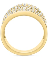 Effy Diamond Openwork Wide Statement Ring (1-1/20 ct. t.w.) in 14k Gold