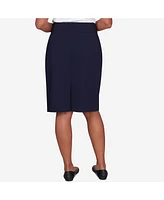 Alfred Dunner Women's Classic Stretch Waist Skirt