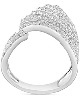 Effy Diamond Fan Style Bypass Ring (5/8 ct. t.w.) in 14k White Gold