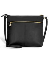 Champs Leather Crossbody Bag