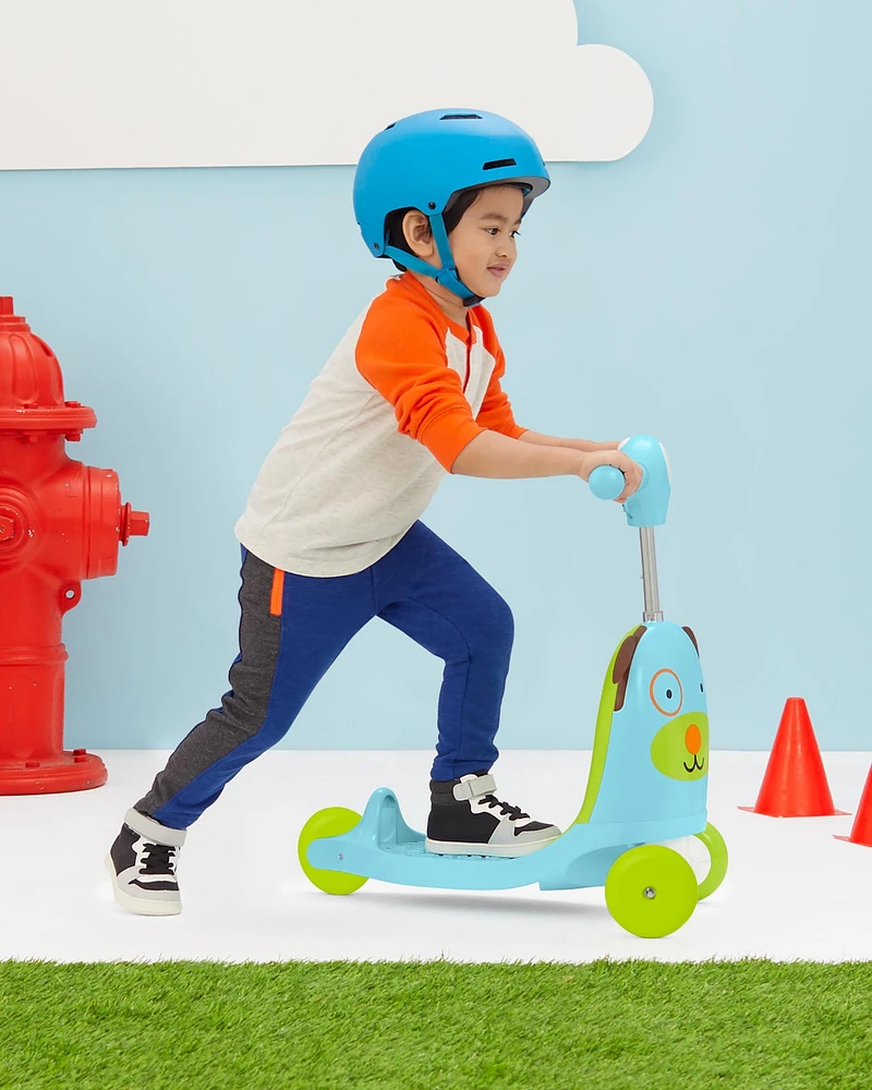 Skip Hop Zoo 3-in-1 Ride-On Dog Toy Scooter