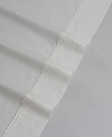 Tribeca Living 300 Thread Count Cotton Percale Extra Deep Pocket Full Sheet Set