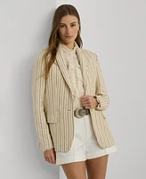 Lauren Ralph Women's Pinstriped Blazer