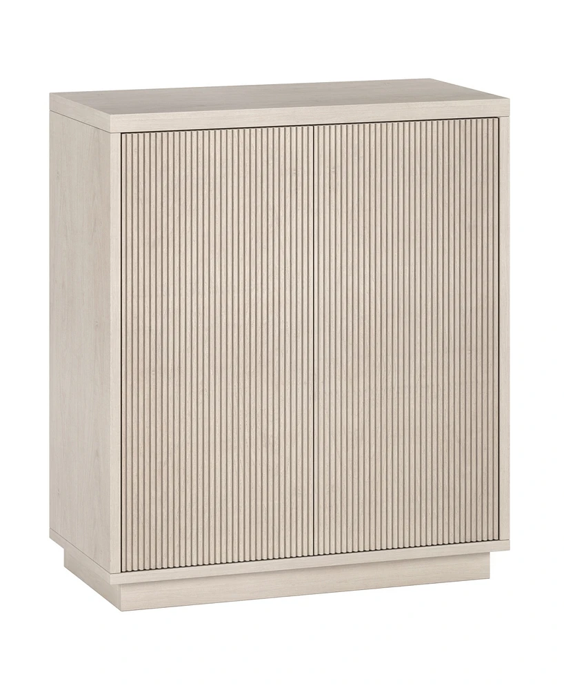 Hudson & Canal Alston 28" Wide Rectangular Accent Cabinet in Alder White