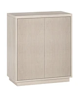Hudson & Canal Alston 28" Wide Rectangular Accent Cabinet in Alder White