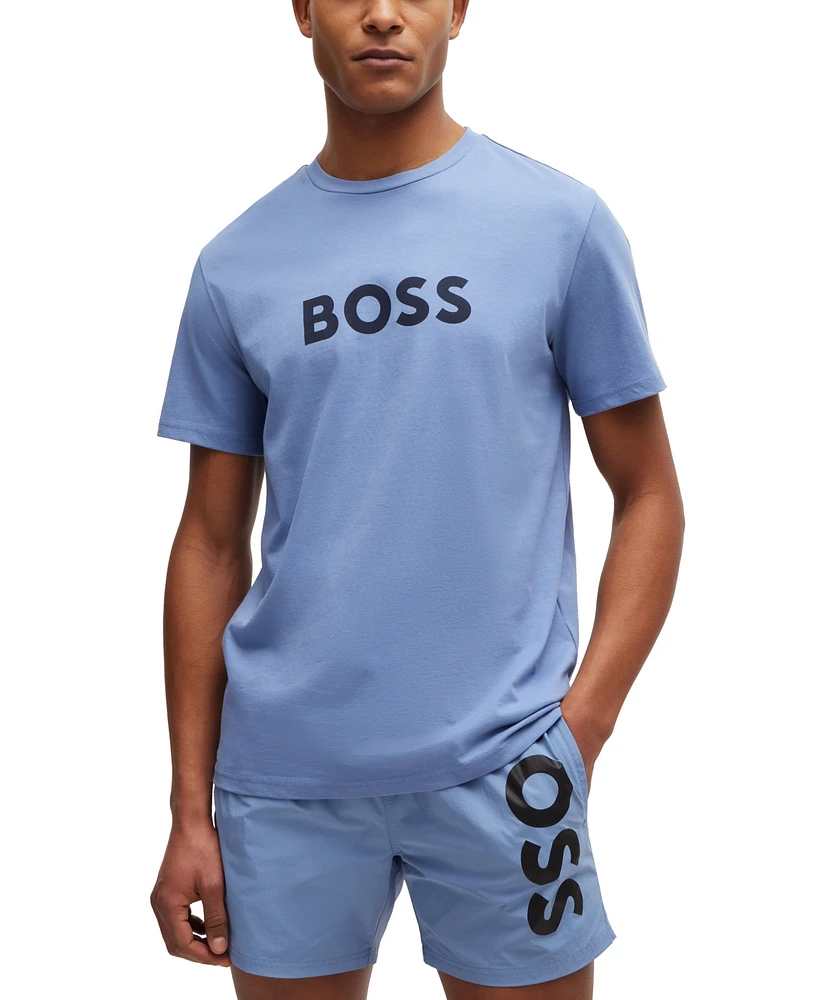 Boss by Hugo Men's Spf 50+ Uv Protection Regular-Fit T-Shirt