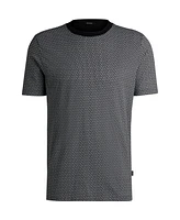 Boss by Hugo Men's Two-Tone Monogram T-Shirt