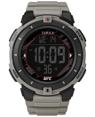 Timex Men's Ufc Rumble Digital Tan Polyurethane Strap 50mm Round Watch