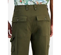 Guess Men's Classic Twill Utility Cargo Pants