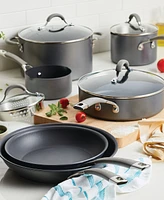 Circulon Elementum Hard-Anodized Aluminum 10-Pc. Cookware Set