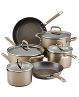 Circulon Premier Professional Hard-Anodized Aluminum 10-Pc. Cookware Set