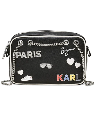 Karl Lagerfeld Paris Meuricel Mini Leather Handbag