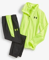 Under Armour Toddler and Little Boys 2-Pc. Quarter-Zip Tech Pullover & Tapered Joggers Set - Hi