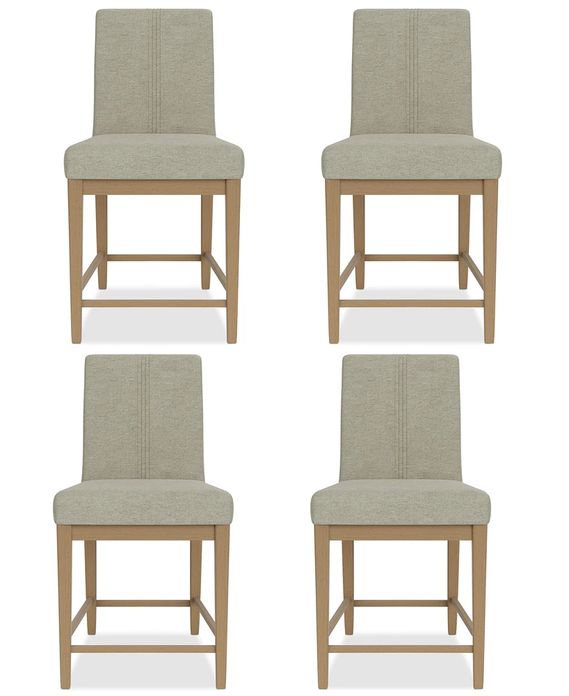 Davie 4 Pc. Dining Counter Height Chair Set