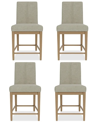 Davie 4 Pc. Dining Counter Height Chair Set