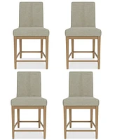 Davie 4 Pc. Dining Counter Height Chair Set