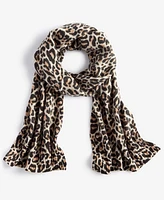 Charter Club Cashmere Leopard Muffler, Created for Macy's