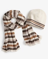 Charter Club Cashmere Stripe Muffler, Created for Macy's