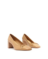 Schutz Women's Arissa Square Toe Mid Block Pumps
