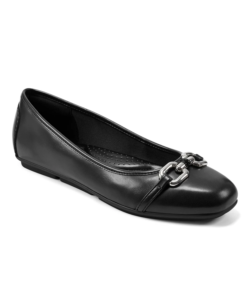 Easy Spirit Women's Baylen Slip-On Square Toe Ballet Flats