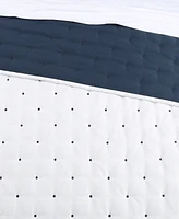 Levtex Embroidered Swiss Dot Stitching -Pc. Quilt Set