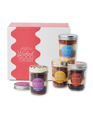 Wicked Good Cupcakes Indulgent Cupcake Jars, 4