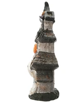National Tree Company 18" Pre-Lit Multilevel Haunted House Decoration, Led Lights, Halloween Collection