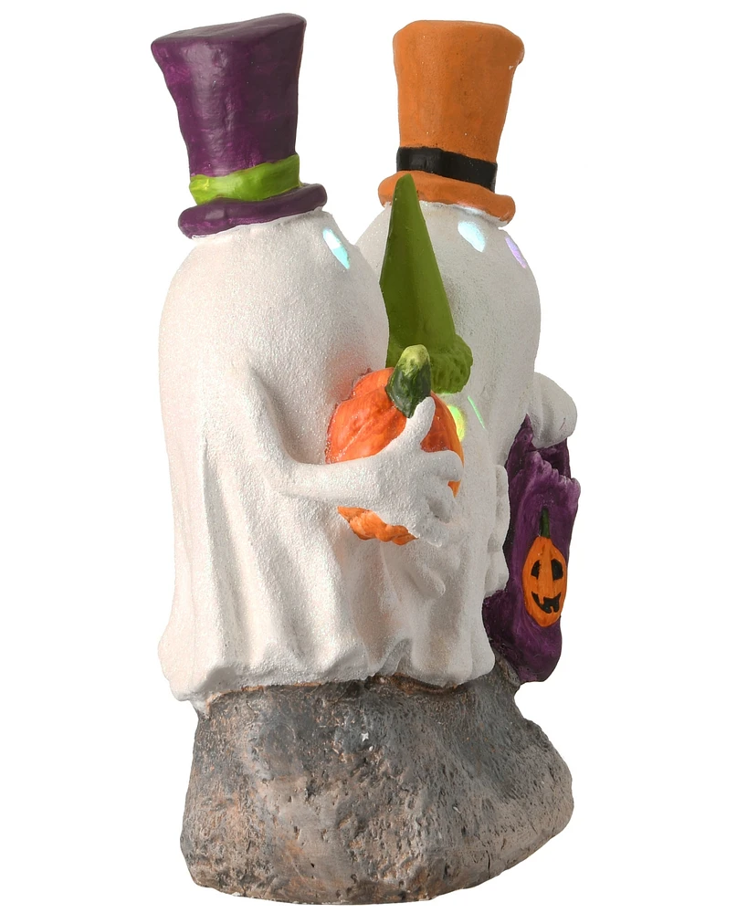 National Tree Company 15" Trick Or Treating Ghosts Decoration, Led Lights, Halloween Collection