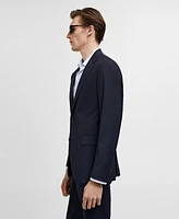 Mango Men's Stretch Fabric Slim-Fit Suit Blazer