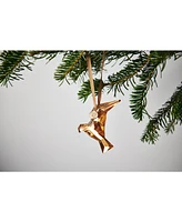 Orrefors Annual Holiday Ornament Homage dove 21K Gold 2024