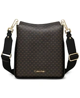 Calvin Klein Fay Mini Signature Adjustable Crossbody with Magnetic Top Closure