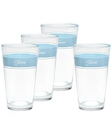 Fiesta Sky Frame 16-Ounce Tapered Cooler Glass Set of 4