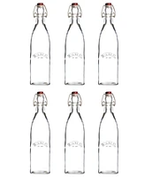 Kilner Set of Square Clip Top Bottles