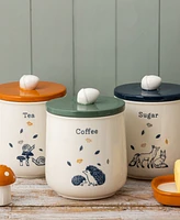 Price & Kensington Woodland Set of 3 Storage Jars