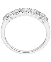 Diamond Five Stone Anniversary Band (1 ct. t.w.) in 14k White Gold