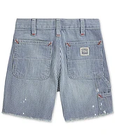 Polo Ralph Lauren Toddler & Little Boys Indigo Striped Denim Carpenter Shorts