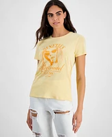 Guess Women's Embellished Graphic Print Cotton T-Shirt