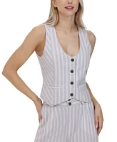 Frye Women's Linen Striped Vest