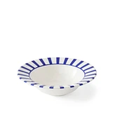 Spode Blue Italian Steccato Cereal Bowls, Set of 4